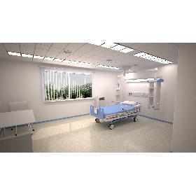 Single Bed Isolation Ward 3D model